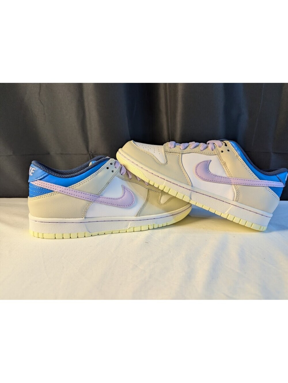 Nike Dunk Low GS Khaki Blue Pink Light Orewood Brown FB9109-103 New W/ Box 6Y